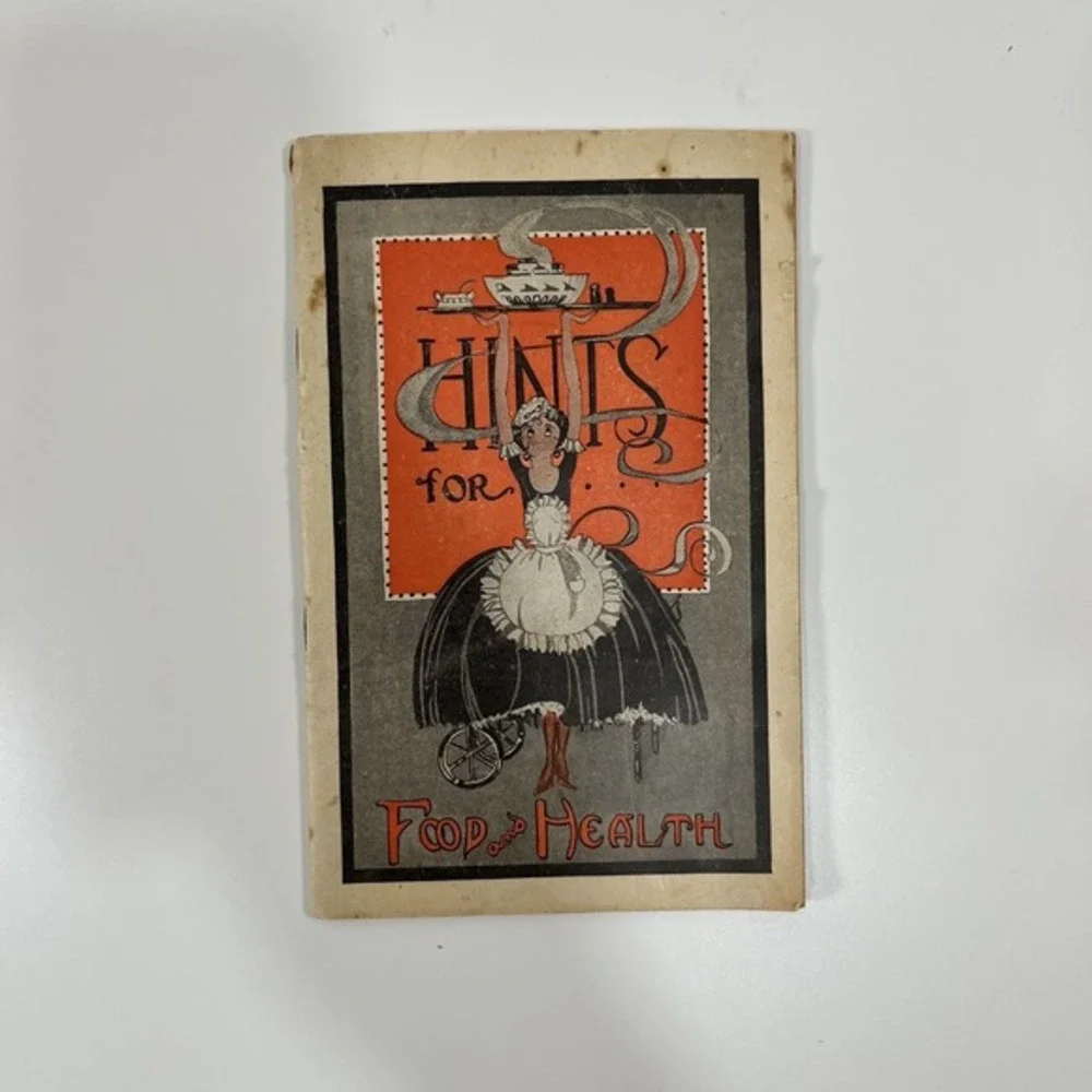 Hints for Food & Health‎ Booklet Recipes Lydia E Pinkham, Rare Vintage, Medicine